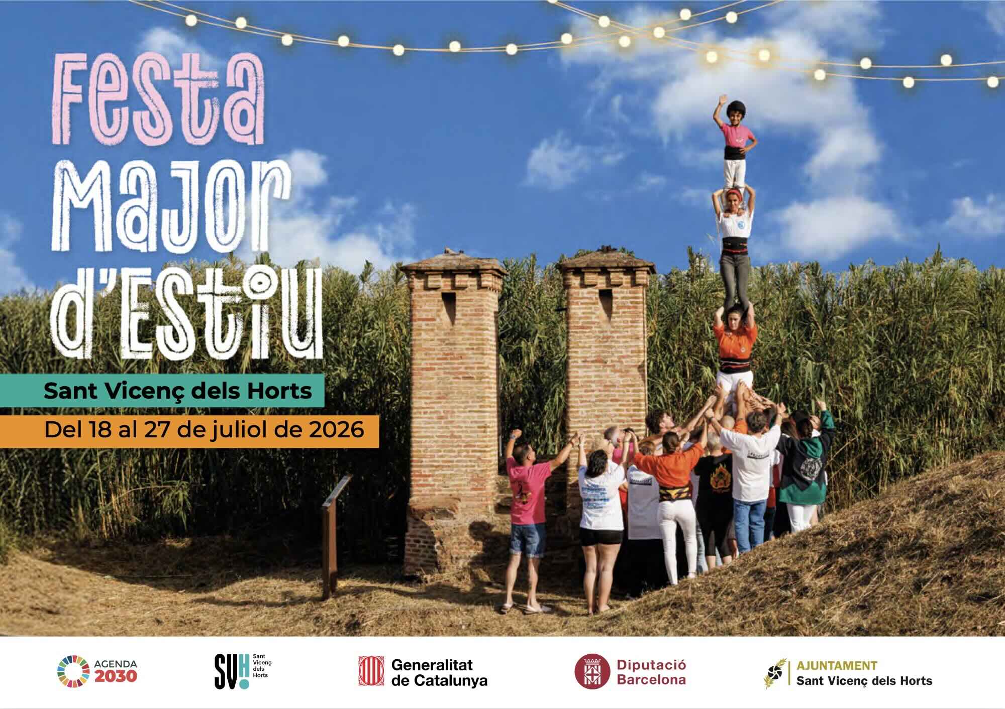 Tot a punt per a la Festa Major d’Estiu de Sant Vicenç dels Horts