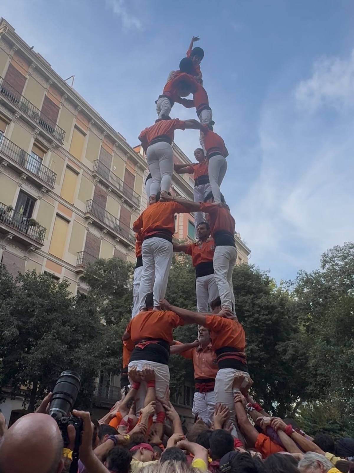 Els Carallots descarreguen el 3 de 7 i el 4 de 7 a la Diada de Tardor de Barcelona
