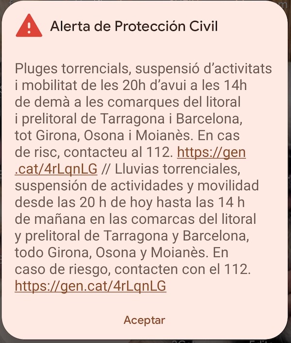 es alert 5